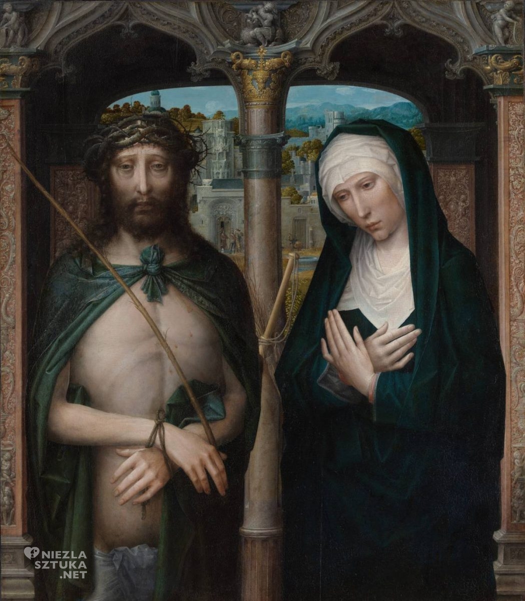 Adriaen Isenbrant, Chrystus w koronie cierniowej i Matka Boska Bolesna, Muzealny Jednorożec, Niezła Sztuka