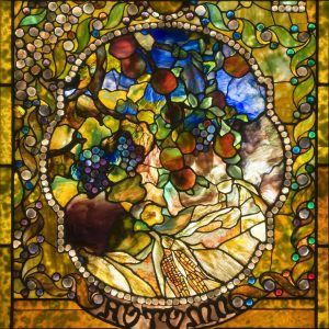 Louis Comfort Tiffany, Jesień, Cztery Pory Roku, Witraż, Niezła Sztuka