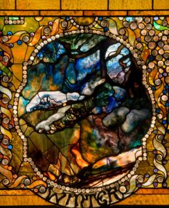Louis Comfort Tiffany, Zima, Cztery Pory Roku, Witraż, Niezła Sztuka