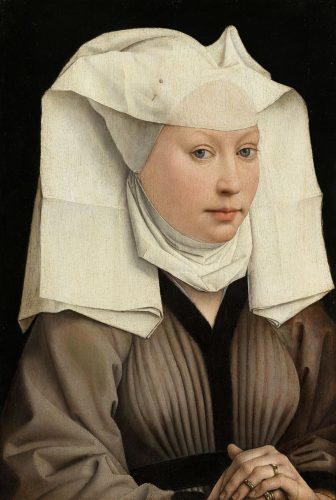 Rogier van der Weyden, portret kobiety, niezła sztuka