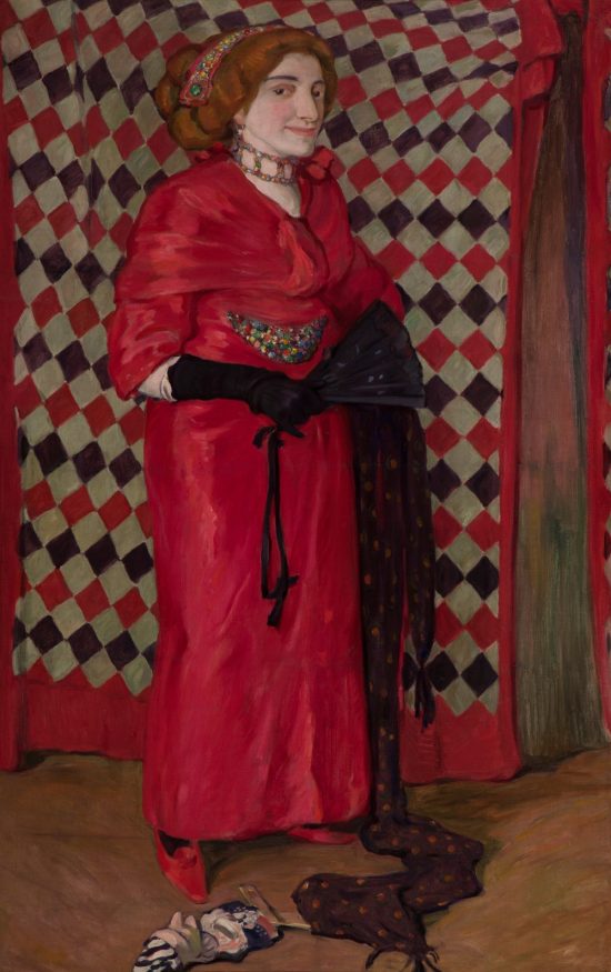 Włodzimierz Błocki, Groteskowa karlica, sztuka polska, uśmiech, elegancja, portret, Niezła Sztuka