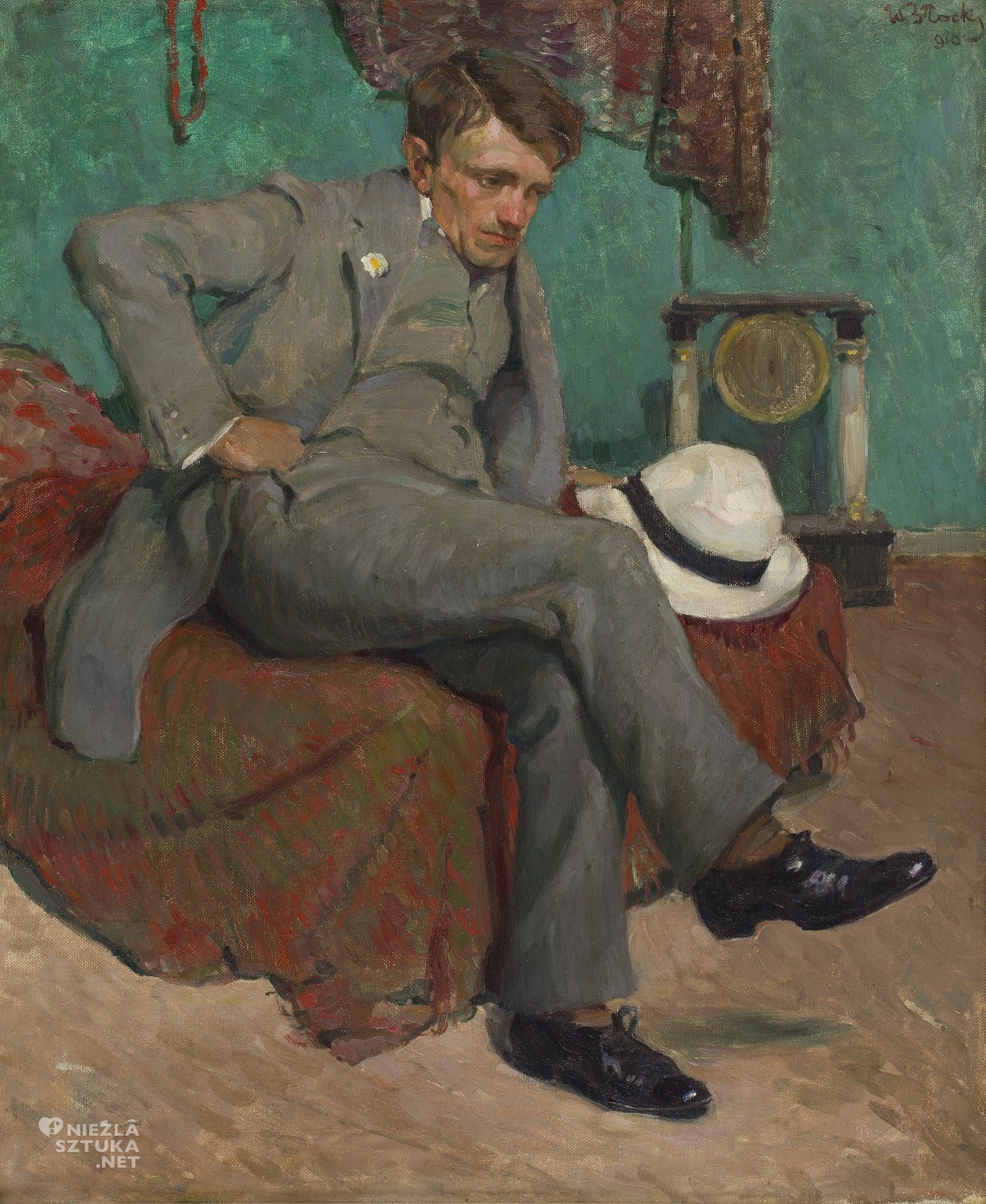 Włodzimierz Błocki, portret, niezła sztuka