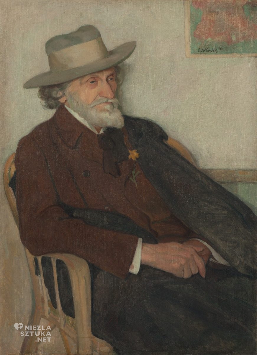 Włodzimierz Błocki, Seweryn Obst, portret, malarstwo polskie, sztuka polska, Muzeum Narodowe we Wrocławiu, niezła sztuka